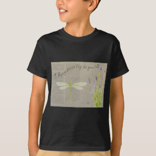 dragonfly happy jarig t-shirt
