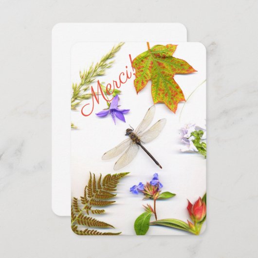 Dragonfly Hartelijk dank Bedankkaart (Voorkant / Achterkant)