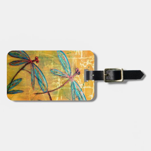 Dragonfly Haze Bagagelabel (Voorkant horizontaal)
