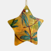 Dragonfly Haze Keramisch Ornament (Rechts)