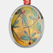 Dragonfly Haze Metalen Ornament (Links)