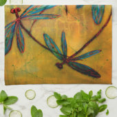 Dragonfly Haze Theedoek (Gevouwen)