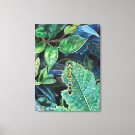 Dragonfly herinneringen canvas afdruk