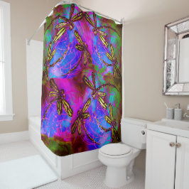 Dragonfly HIppy Flit Douchegordijn