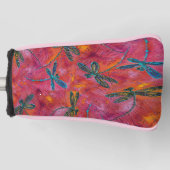 Dragonfly Hot Fuchsia Golfheadcover (Voorkant)
