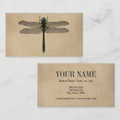  dragonfly-illustratie visitekaartje (Voorkant / Achterkant)