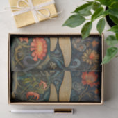 Dragonfly in Bloemen 8 Decoupage Papier (Geschenk)
