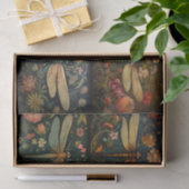 Dragonfly in Bloemen Collage 1 Decoupage Papier (Geschenk)