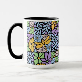 Dragonfly in botanische tuin mok