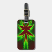 Dragonfly in Flames Custom Bagagelabel (Voorkant verticaal)