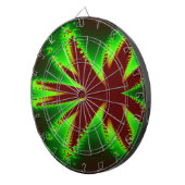 Dragonfly in Flames Fractal Dart Board Dartbord (Voorkant Rechts)