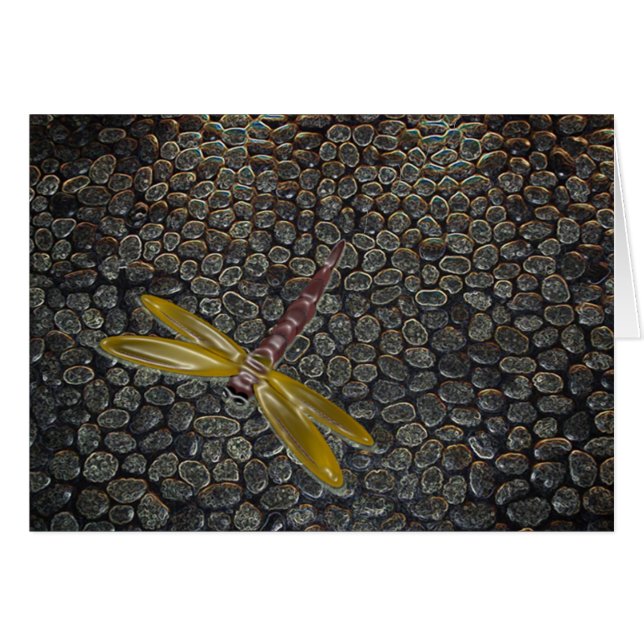 Dragonfly in Flight Card (Devant horizontal)