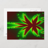 Dragonfly in het Briefkaart Flames (Voorkant / Achterkant)