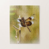 Dragonfly in Nature Art Puzzle (Vertical)