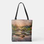 Dragonfly in Natuur Draagtas (Achterkant)