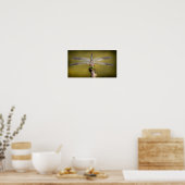 Dragonfly in rust poster (Keuken)