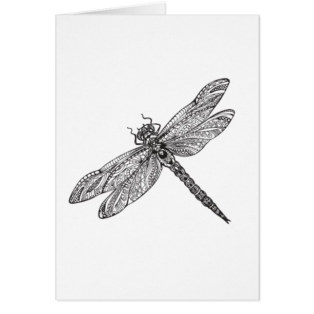 Dragonfly in stijl (Voorkant)