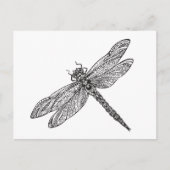 Dragonfly in stijl briefkaart (Voorkant)