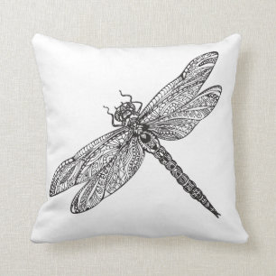 Dragonfly in stijl kussen