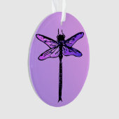 Dragonfly japonaise vintage, améthyste violet (devant)