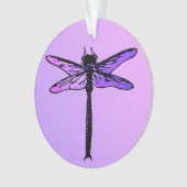 Dragonfly japonaise vintage, améthyste violet (devant)