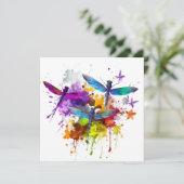 Dragonfly-Kaart (Staand voorkant)