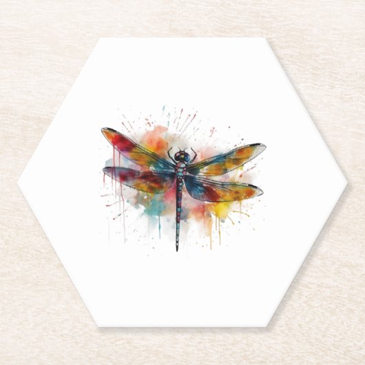 Dragonfly Kartonnen Onderzetters (Voorkant)