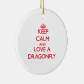 Dragonfly Keramisch Ornament (Rechts)