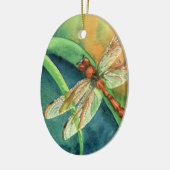 Dragonfly Keramisch Ornament (Links)