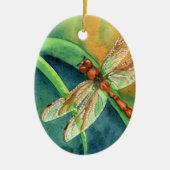 Dragonfly Keramisch Ornament (Voorkant)