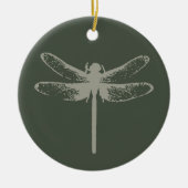 Dragonfly Keramisch Ornament (Voorkant)