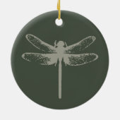 Dragonfly Keramisch Ornament (Achterkant)
