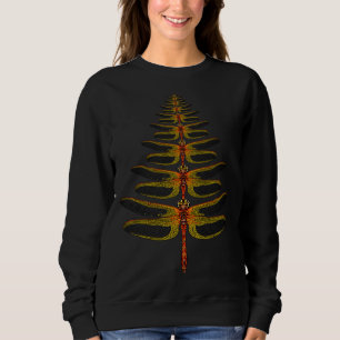 Dragonfly Kerstboom Vrolijk Kerstmis insect Lo Trui