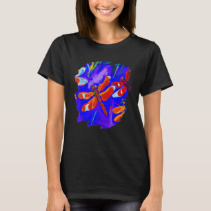 Dragonfly-kleur Dragonflies maken artiest T-shirt