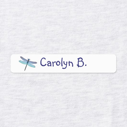 Dragonfly Labels voor 4 Kinderen Optie (Design 1)