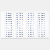 Dragonfly Labels voor 4 Kinderen Optie (Vel)