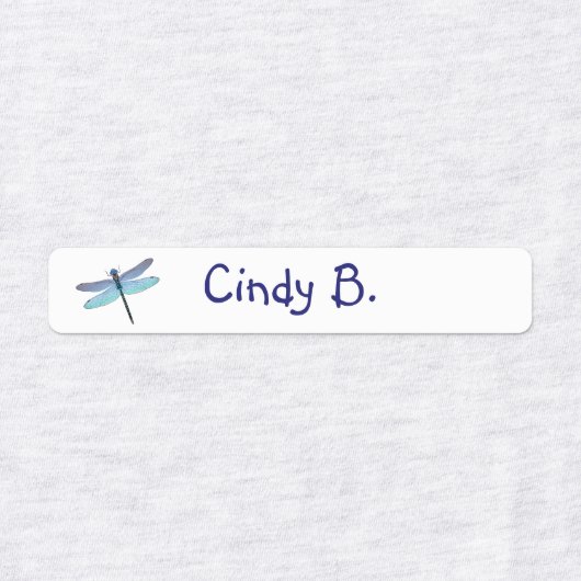 Dragonfly Labels voor 4 Kinderen Optie (Design 2)