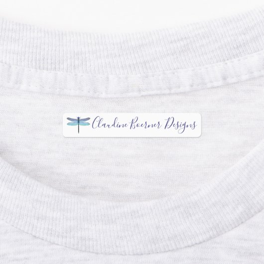 Dragonfly-labels voor Fabric Crafter of Artist Labels (Aangebracht)