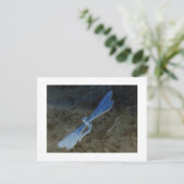 Dragonfly & Lace Briefkaart (Staand voorkant)