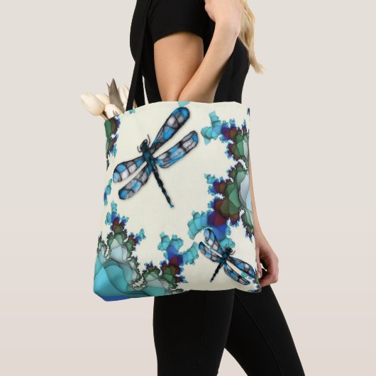 Dragonfly Land Canvas tas (Dichtbij)