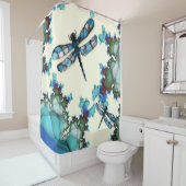 Dragonfly Land Shower Curtain Douchegordijn (In situ)