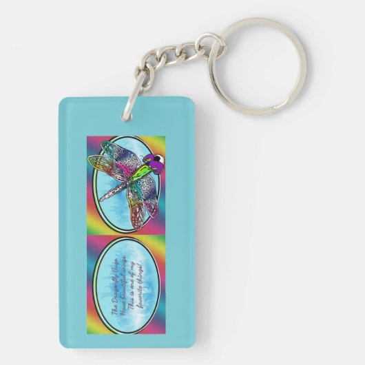 Dragonfly Logo Sleutelhanger (achterkant)