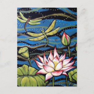 DRAGONFLY LOTUS BRIEFKAART