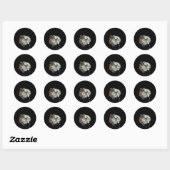 Dragonfly Lover| Dream Capcher Dragonfly Ronde Sticker (Vel)