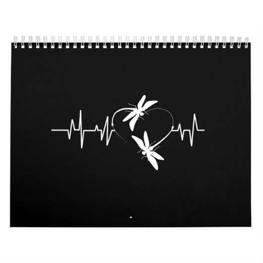 Dragonfly Lover Gift| Funny Dragonfly Heartbeat Kalender (Hoes)