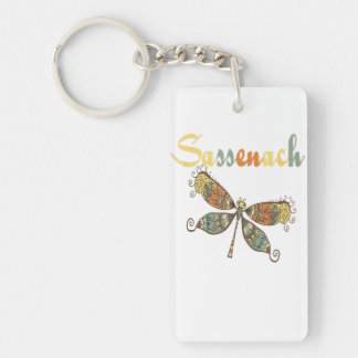 Dragonfly Lover Square Sleutelhanger