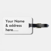 Dragonfly-luchtbellen Bagagelabel (Achterkant horizontaal)