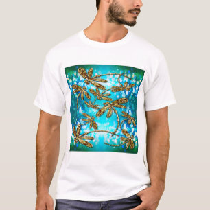 Dragonfly-luchtbellen T-shirt