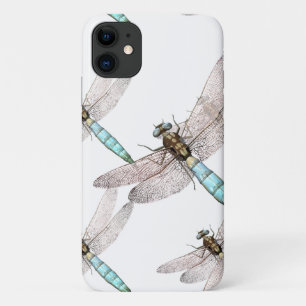 Dragonfly-luchtmacht op witte achtergrond iPhone 11 hoesje