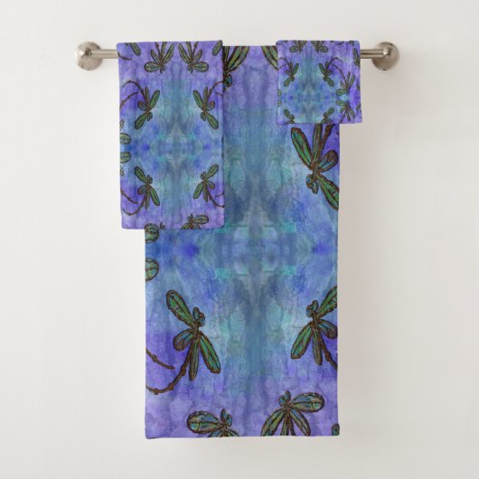 Dragonfly Magic Bad Handdoek (Insitu)